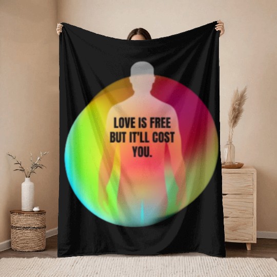 Black Neon Green Red Spiritual Chakra Throw Blankets