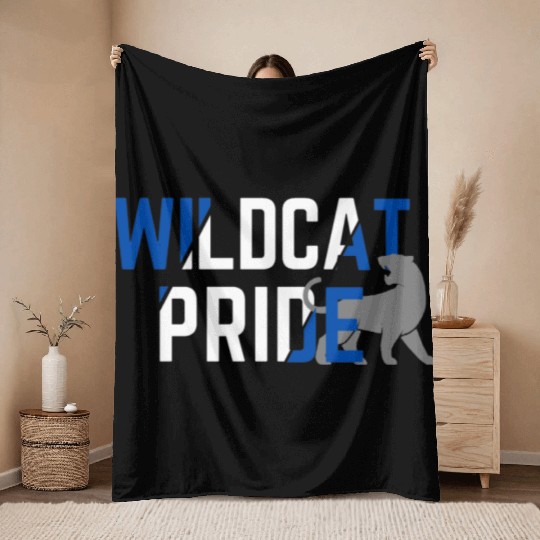 Wildcats Pride Go Throw Blankets