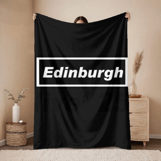 Oasis Edinburgh Live 25 Throw Blankets