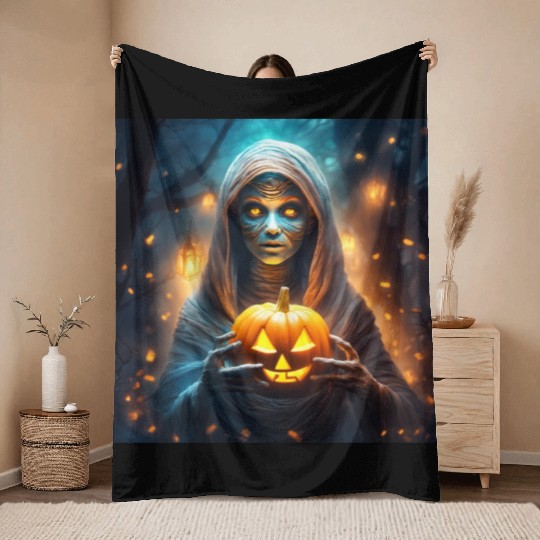 Mummy Lives Throw Blankets