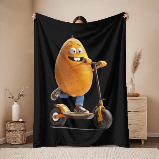 Sweet Potato Throw Blankets