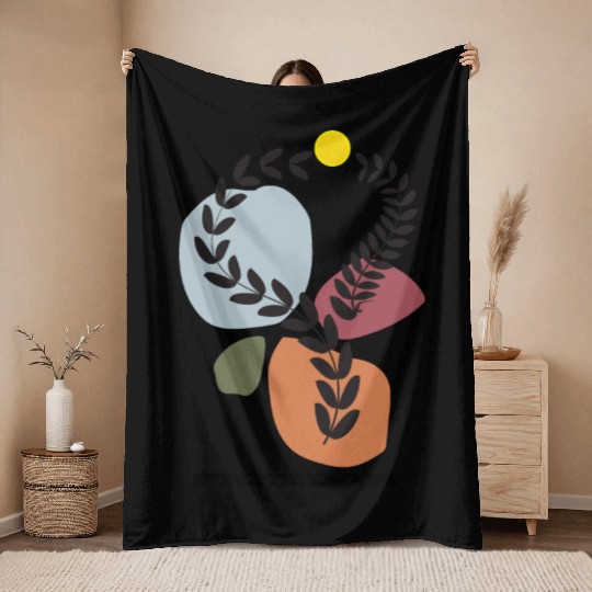 Boho Freedom Unisex Throw Blankets