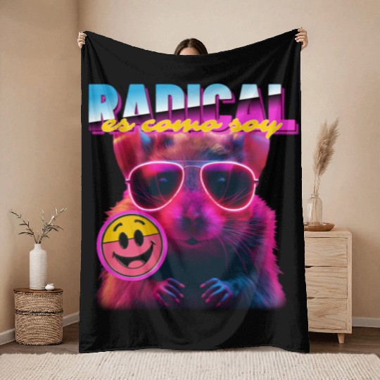 Hilarious "Radical es como soy" – Cheers to Comedy Throw Blankets