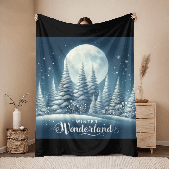 Winter Wonderland Throw Blankets