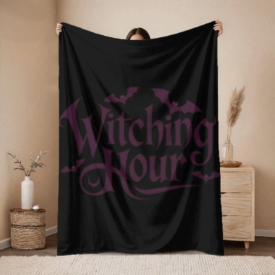 Witching Hour Throw Blankets