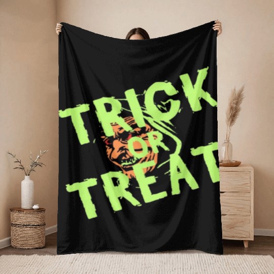 Trick or Treat 2 Throw Blankets