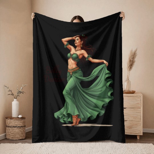 Belly Dancing Belly Dancer Belly Dance Classes Throw Blankets