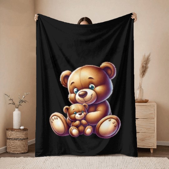 I'm Going To Be A Big Brother Cute Teddy Bears, Throw Blankets