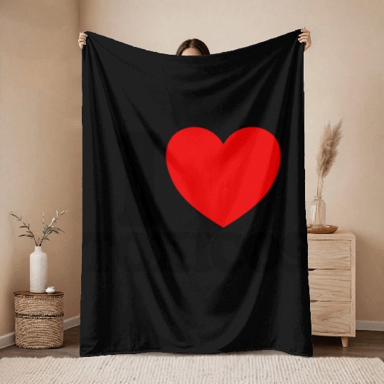 I Love Toxicos Red Heart Toxic Latino Women'slove Throw Blankets
