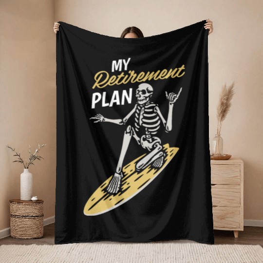 Retirement Plan Throw Blankets