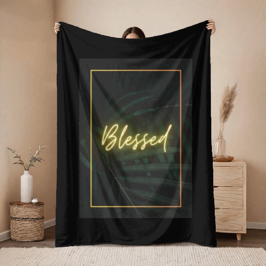Blessed Throw Blankets