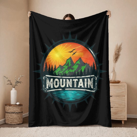 Sunrise Summit Throw Blankets