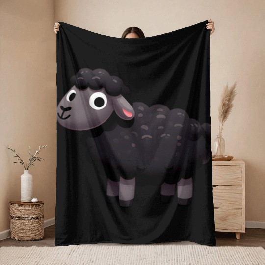 BLACK SHEEP for the Black Sheep of the family! Throw Blankets