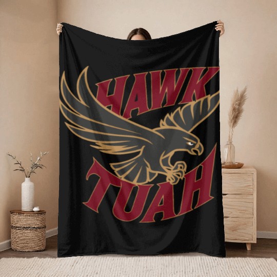 Hawk Tuah Apparel - Soar with Style Throw Blankets