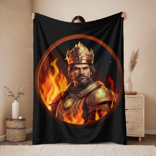 Kings Fire Brigade Throw Blankets