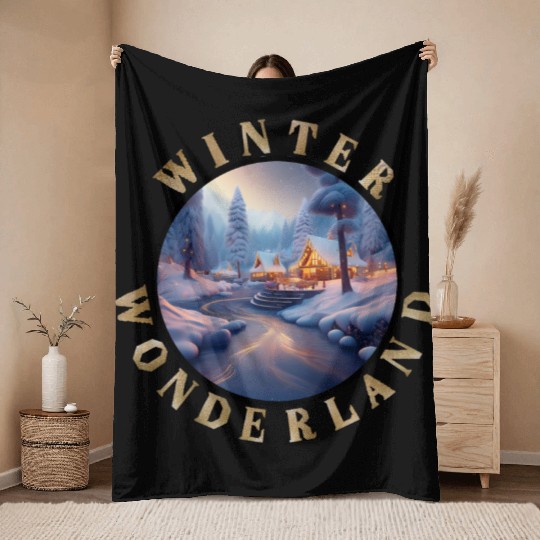 Winter Wonderland Throw Blankets