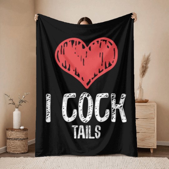 Funny I Love Cocktails 4 Throw Blankets