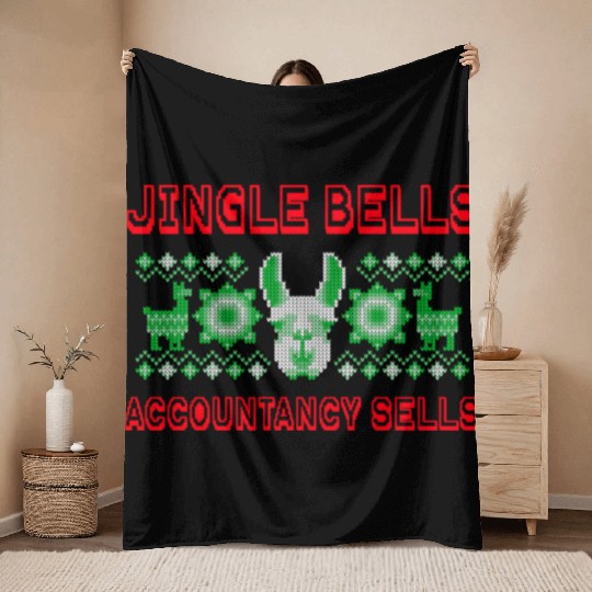 Jingle Bells, Accountancy Sells Throw Blankets