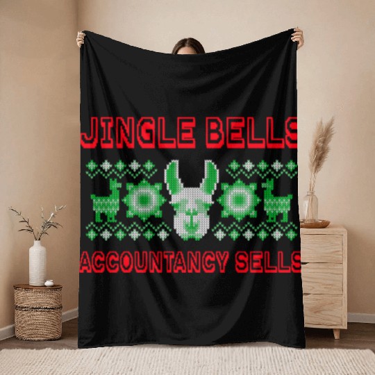 Jingle Bells, Accountancy Sells Throw Blankets