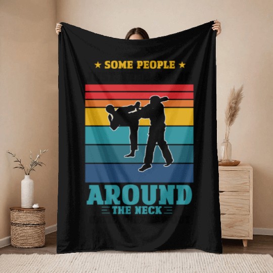 Cool Jiu Jitsu For Men Women Kids 3 Throw Blankets