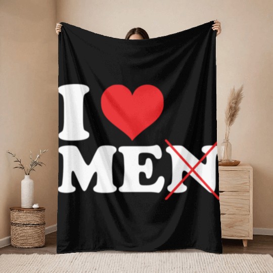i love me not men. Funny I love myself Throw Blankets