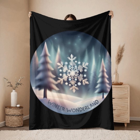 Winter Wonderland Throw Blankets