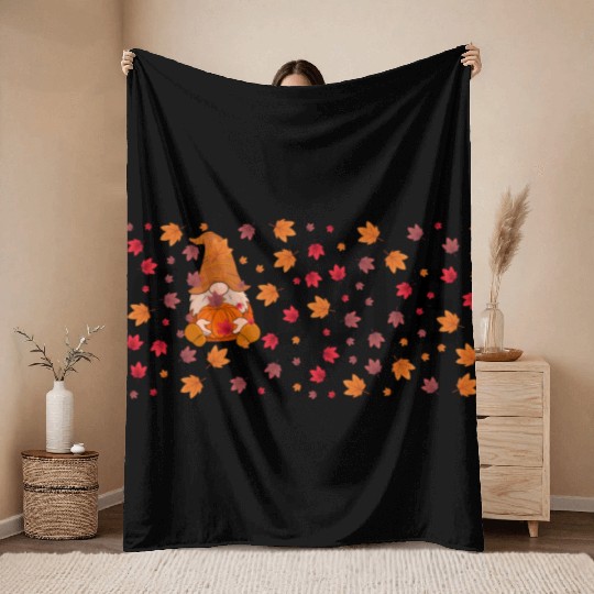 GOBBLE TURKEY PODIATRIST FUNNY THANKSGIVING Throw Blankets