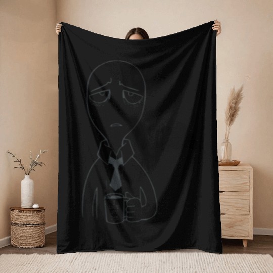 I love my job Throw Blankets