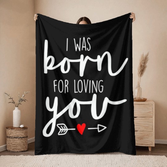 Bride Born For Loving You Bride To Be Engagement Throw Blankets