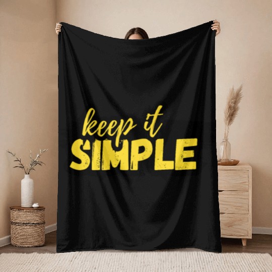 Keep it Simple Throw Blankets