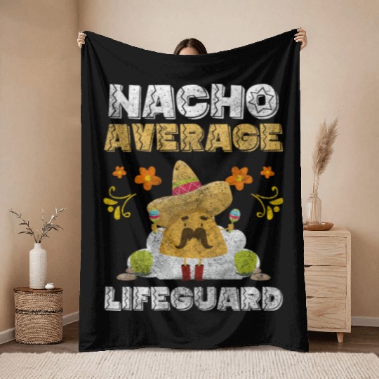 Lifeguards Job Volunteering Swimming Trunks Throw Blankets