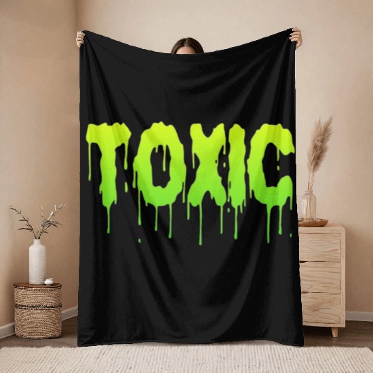 TOXIC Throw Blankets