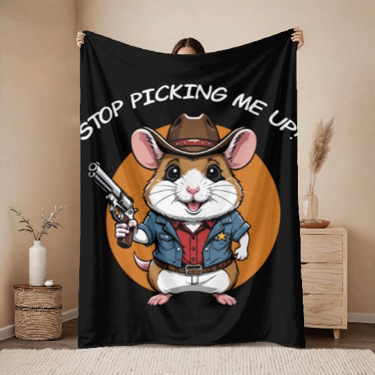 Your Hamster Throw Blankets