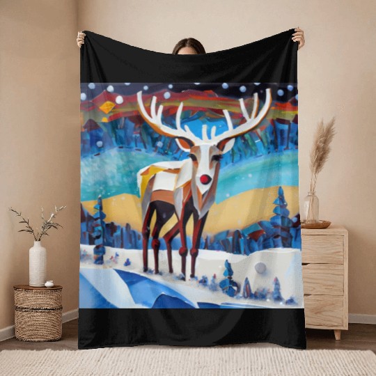 The beauty of wilderness in winter Throw Blankets
