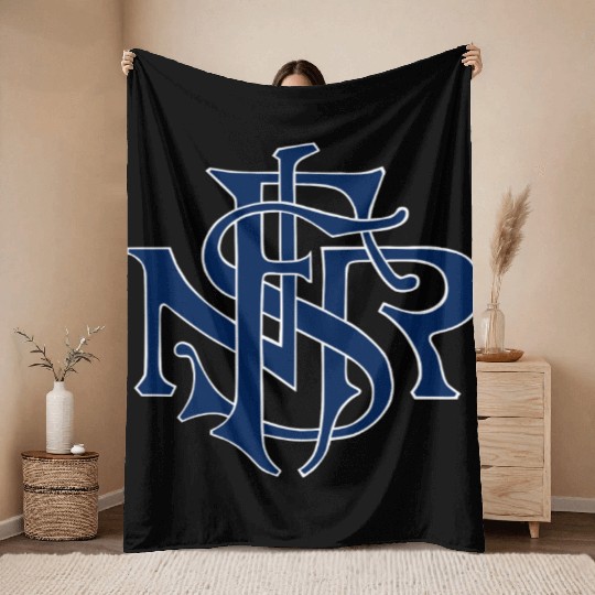 Our Lady of the Rosary of Fátima - NSRF monogram Throw Blankets