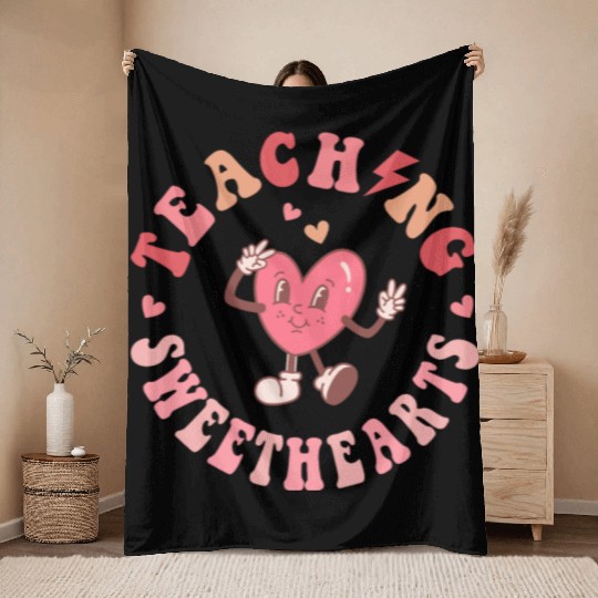 Teaching Sweethearts Throw Blankets