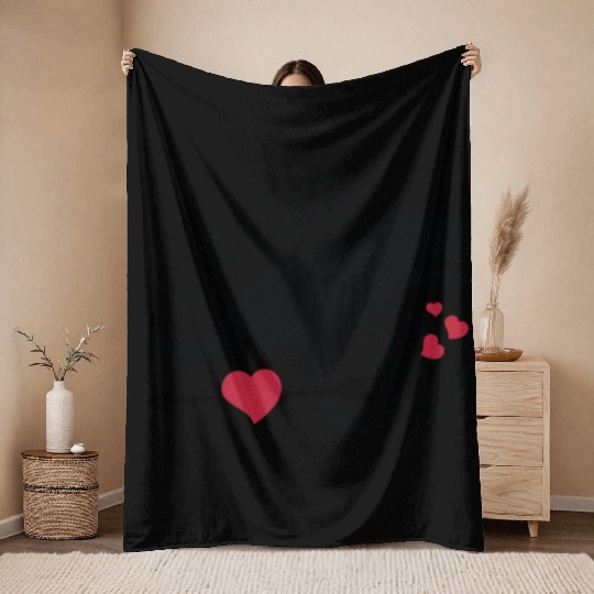Valentines Day, Valentine Retro Throw Blankets
