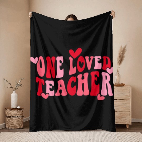 Valentines Day, Retro Valentine, Coquete Valentine Throw Blankets