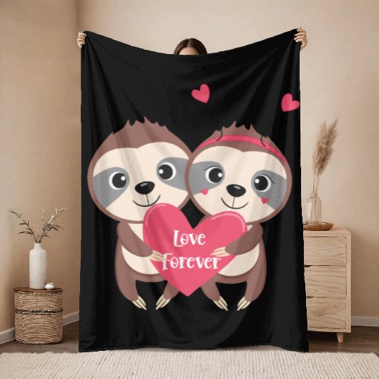 Valentines day Heart Coquette Bow Throw Blankets