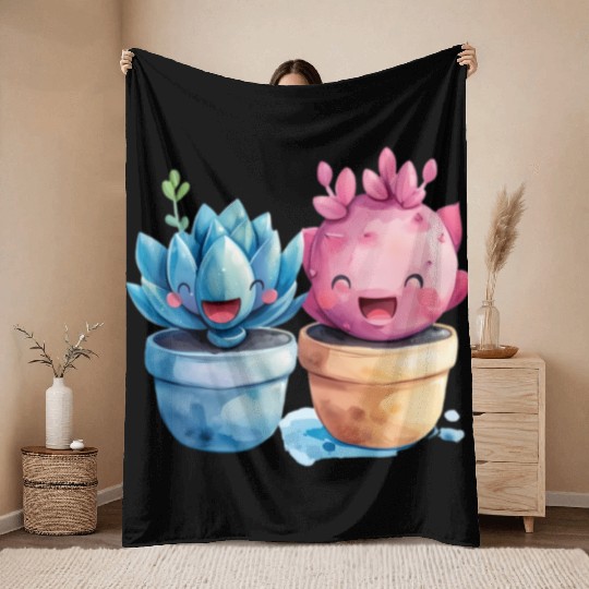 Valentines Day, Retro Valentine, Coquete Valentine Throw Blankets