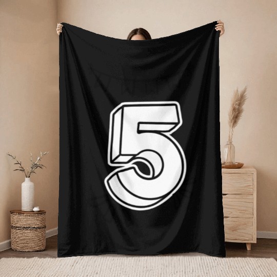 Coloring Throw Blankets: Number 5 – Creative Birthday Keeps