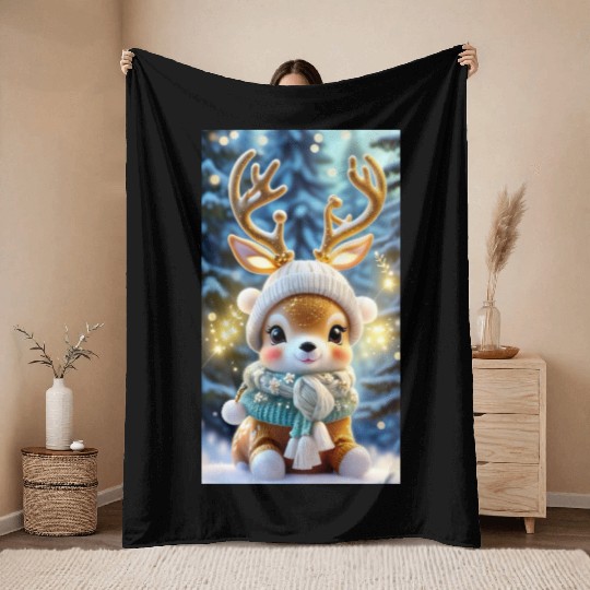 "Create Your Own Story" Throw Blankets