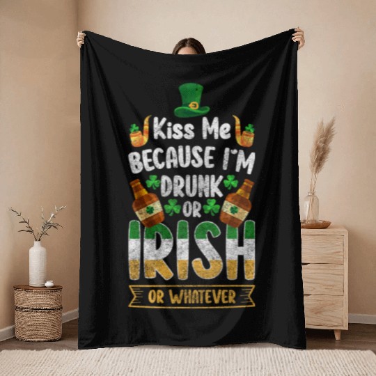 Ireland Beer Traveler World Tour Throw Blankets