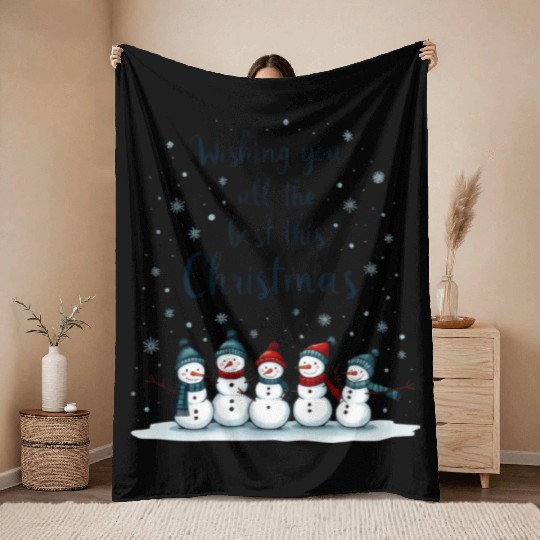 Wishing you all the best this christmas Throw Blankets