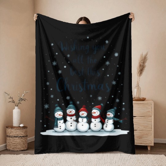 Wishing you all the best this christmas Throw Blankets