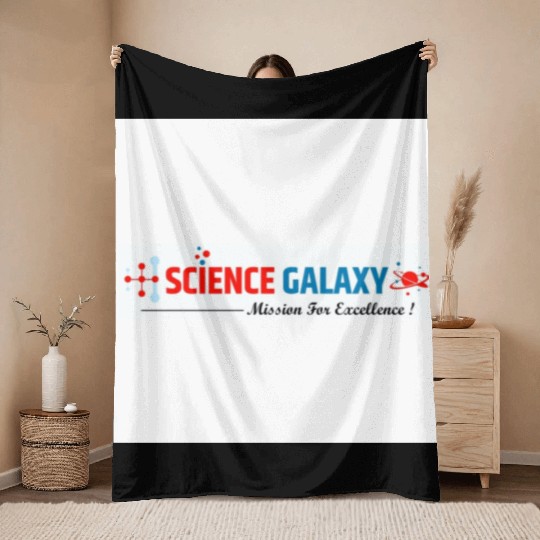 science galaxy Throw Blankets