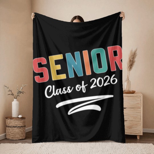 Senior Class of 2026 Graduation Senior Throw Blankets