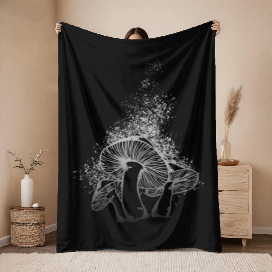 Fungal Spores Fungal Diversity Fungi Throw Blankets