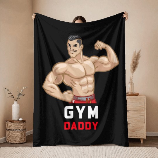 Gym Daddy Throw Blankets – LGBTQ+ Fitness Apparel