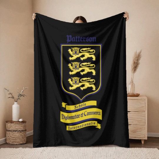 Patterson Underground Heraldic Shield Light Throw Blankets